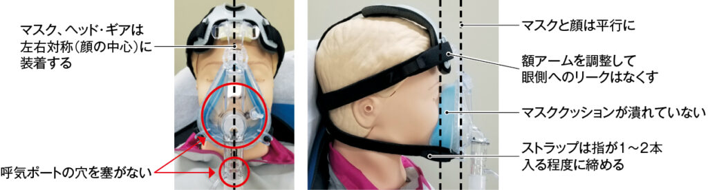 基本的なマスクフィッティング