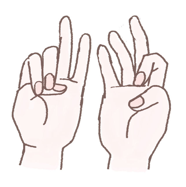 指折り試験2(麻痺あり)