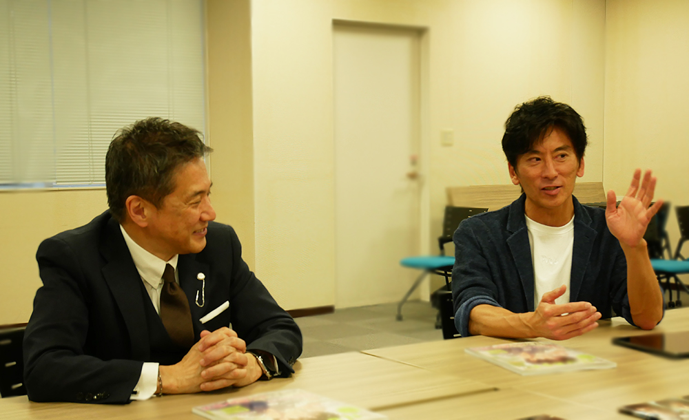 増本Pと阿南先生1