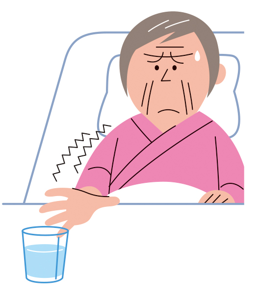 企図振戦のイラスト