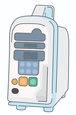 輸液ポンプのイラスト
