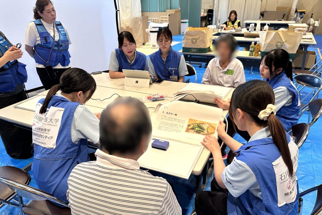 避難所で行うレクリエーションの様子1